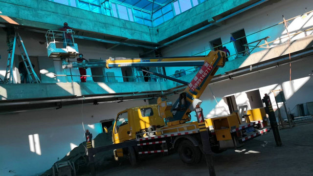 新疆高空车出租案例